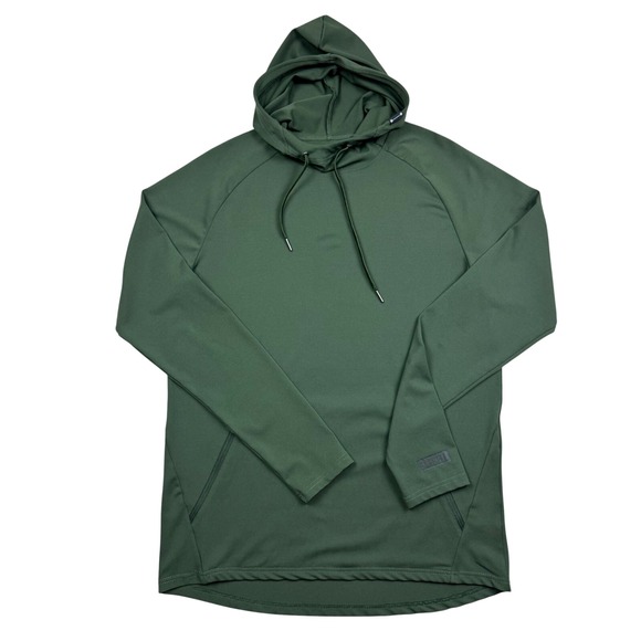 Barbell Brigade Other - Barbell Men's Performance Hoodie Size M Bodybuilding Green Pullover Workout